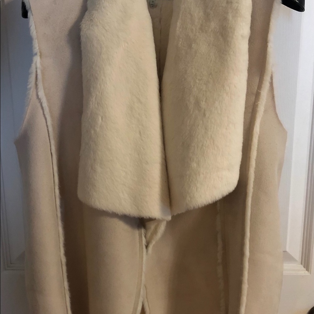 Faux fur vest